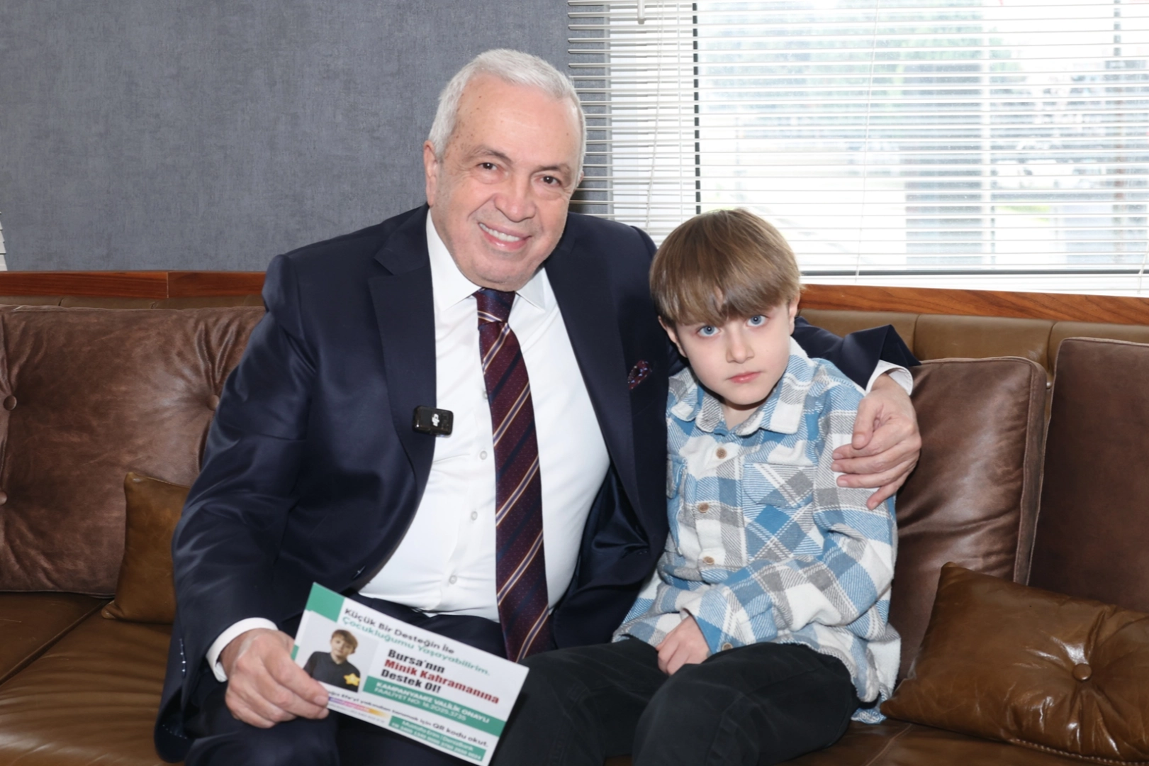 Bursa Nil&uuml;fer'den Yağız Efe i&ccedil;in dayanışma &ccedil;ağrısı