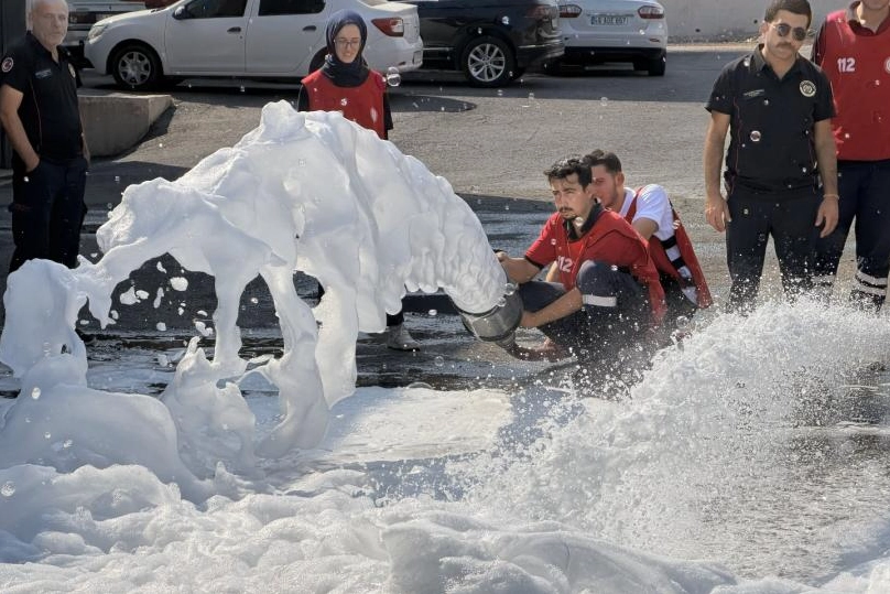 Ger&ccedil;eği aratmayan tatbikat