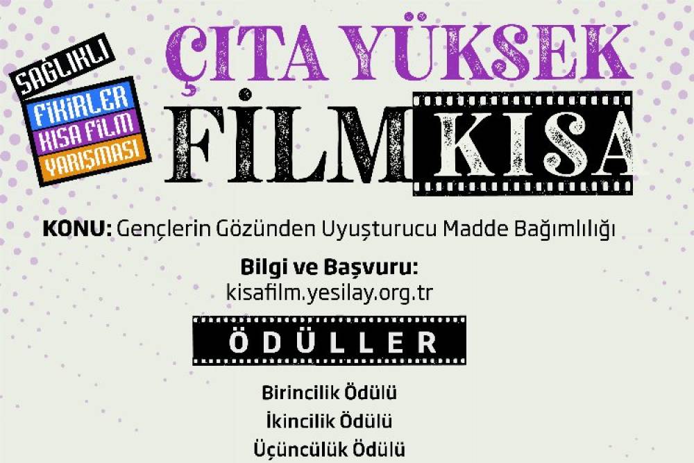Yeşilay'dan gençlere kısa film yarışması