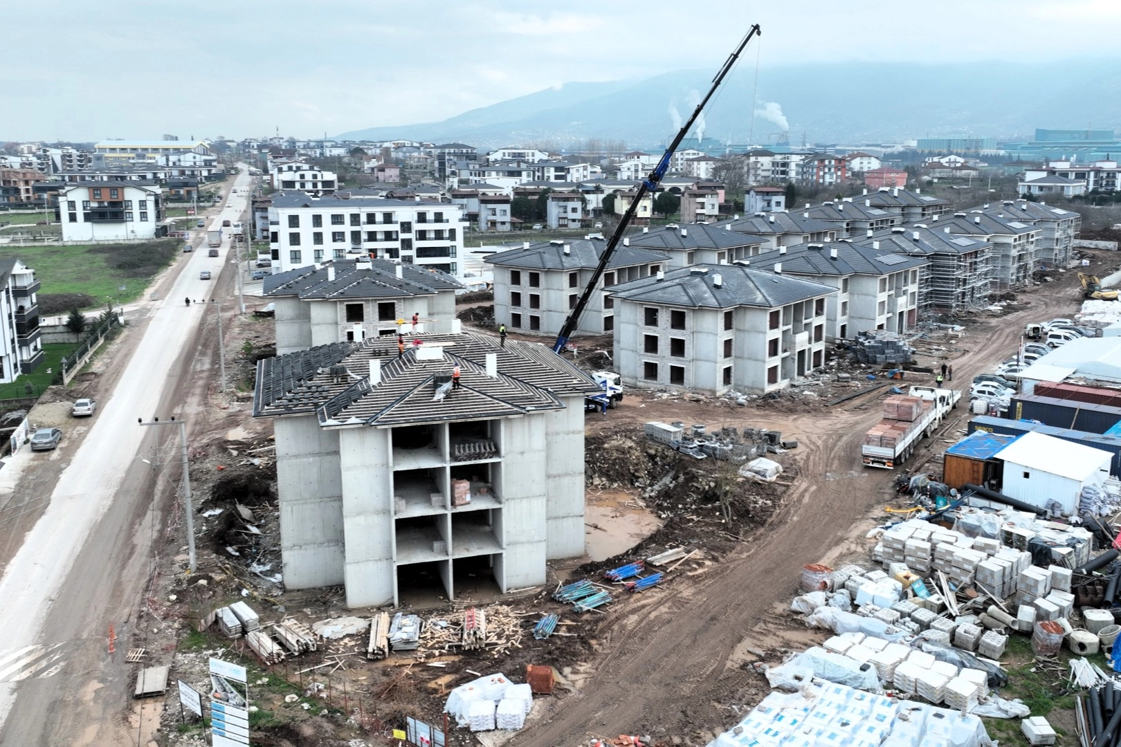 Kartepe Kent Konut Evleri&rsquo;nde ilerleme y&uuml;zde 51