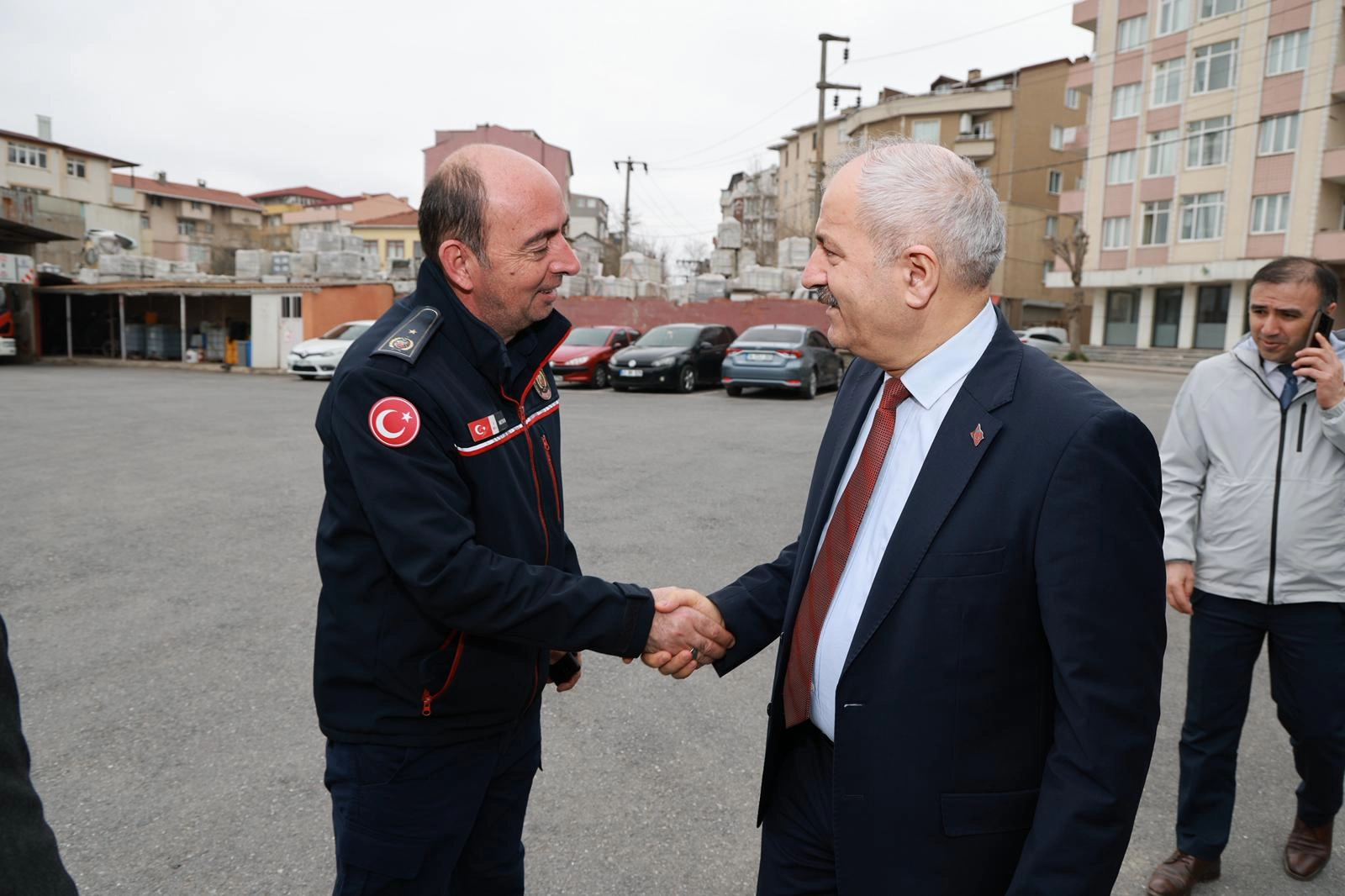 Kocaeli&nbsp;Gebze&rsquo;de bayram &ouml;ncesi kamu personeline ziyaret