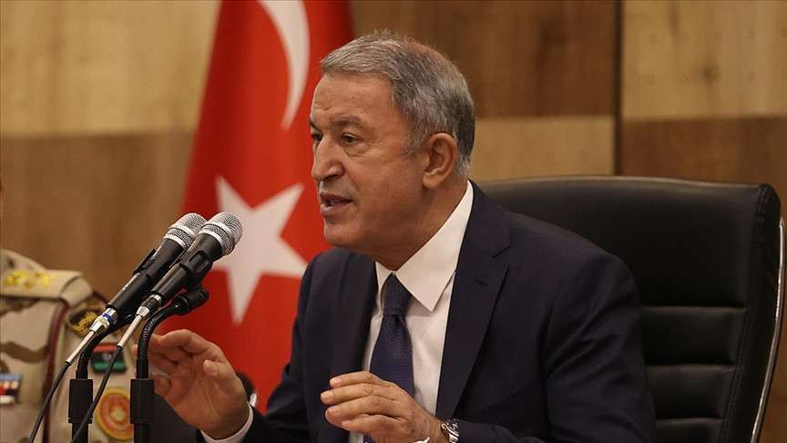 Bakan Akar Libya'daki Mehmetçik ile bir araya geldi: Biz iyi gün değil kara gün dostuyuz