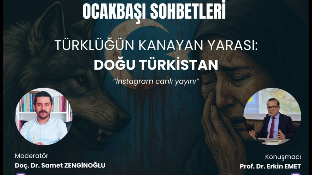 Türk Ocakları’ndan ‘Doğu Türkistan’ konulu canlı yayın 
