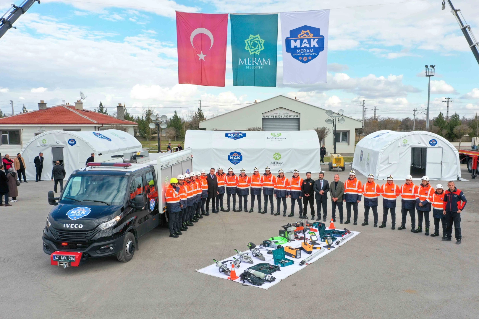 Konya Meram'ın kahramanları eğitimde